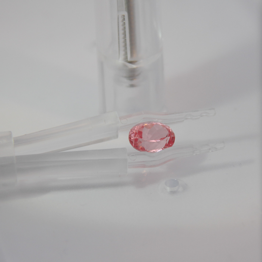 Light Pink-Orange Padparadscha Lab Sapphire