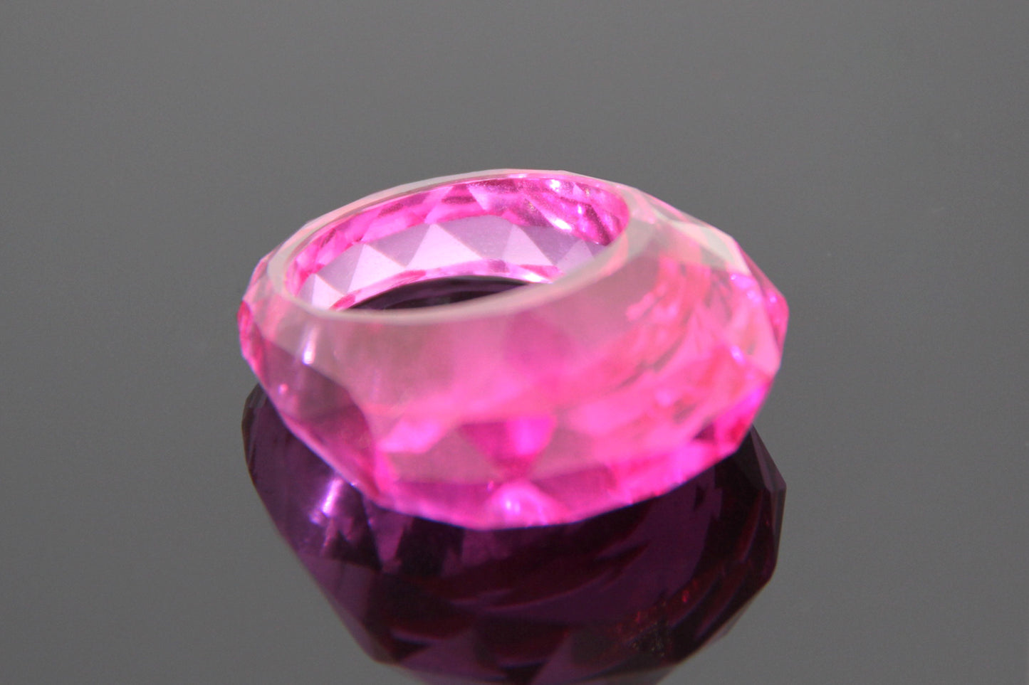 Lab-Grown Corundum Ring
