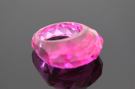 Lab-Grown Corundum Ring