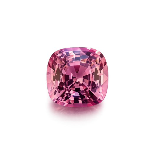Cushion-Cut Lab-grown Padparadscha Sapphire